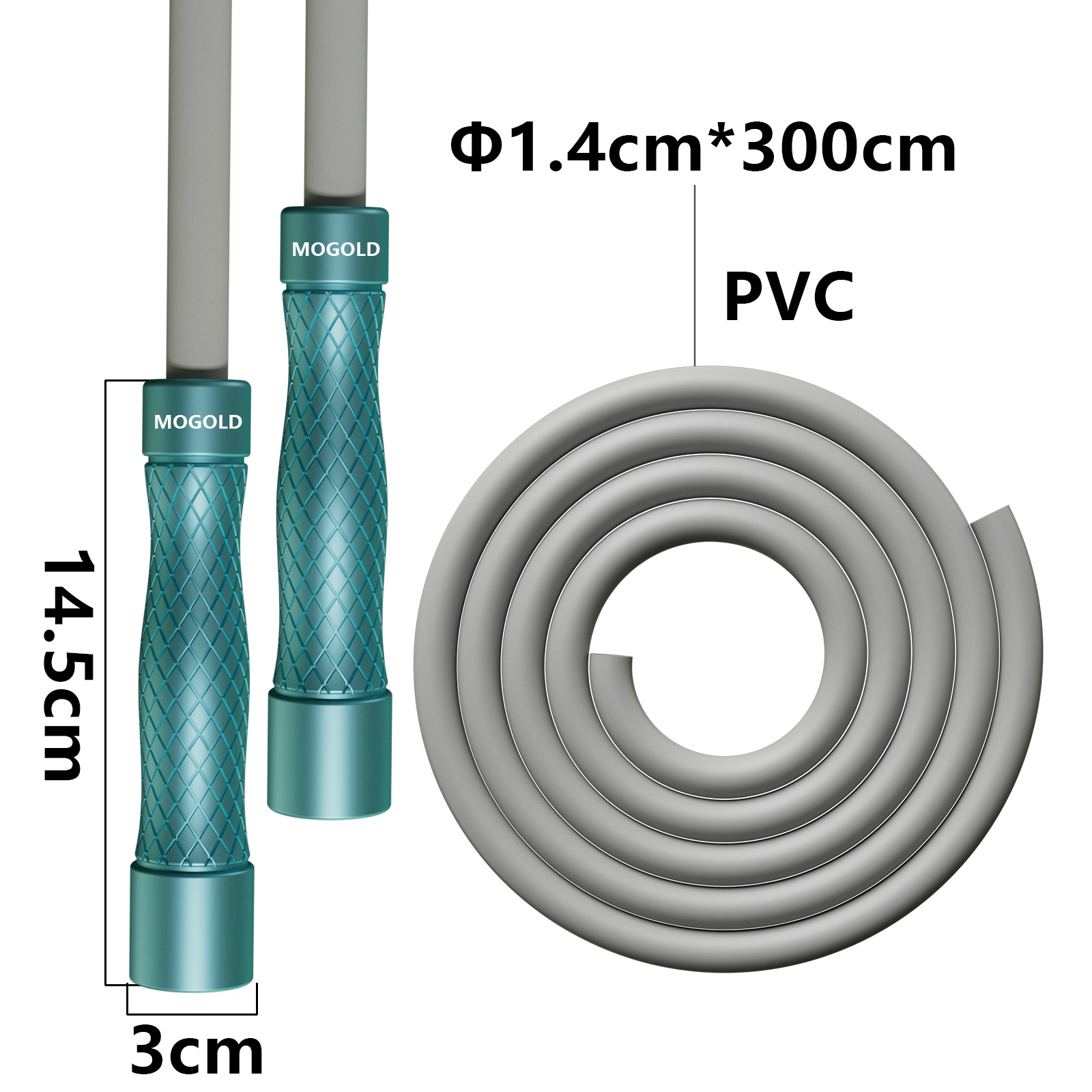 Профессиональная скакалка MOGO – обзор и цена Skipping Rope Pvc