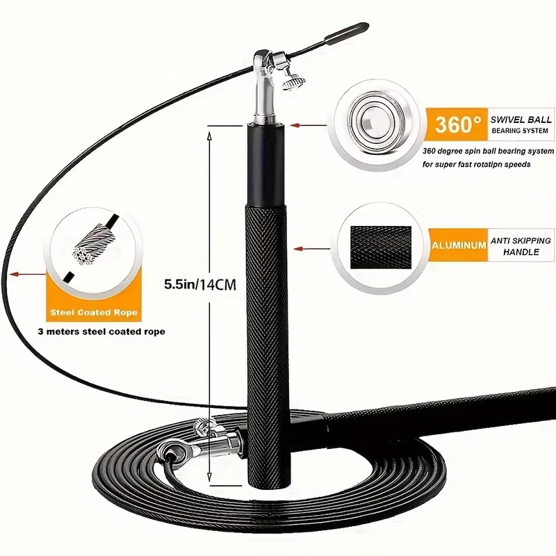 Скакалка из стальной проволоки – обзор и цена Skipping Rope Pvc